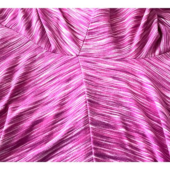 NO BO HI-RISE WIDE LEG BOHO PANTS, JUNIORS, XXL (19)-PINK, PURPLE  LINEAR PAT. - Picture 5 of 12